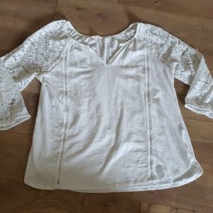 ADIVA  - White Blouse - Size Large